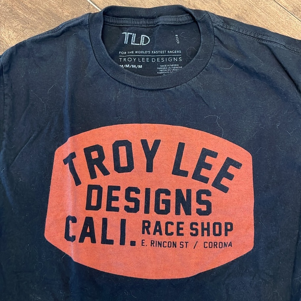 Troy Lee Designs Black Graphic Tee Mens M - Picture 2 of 4